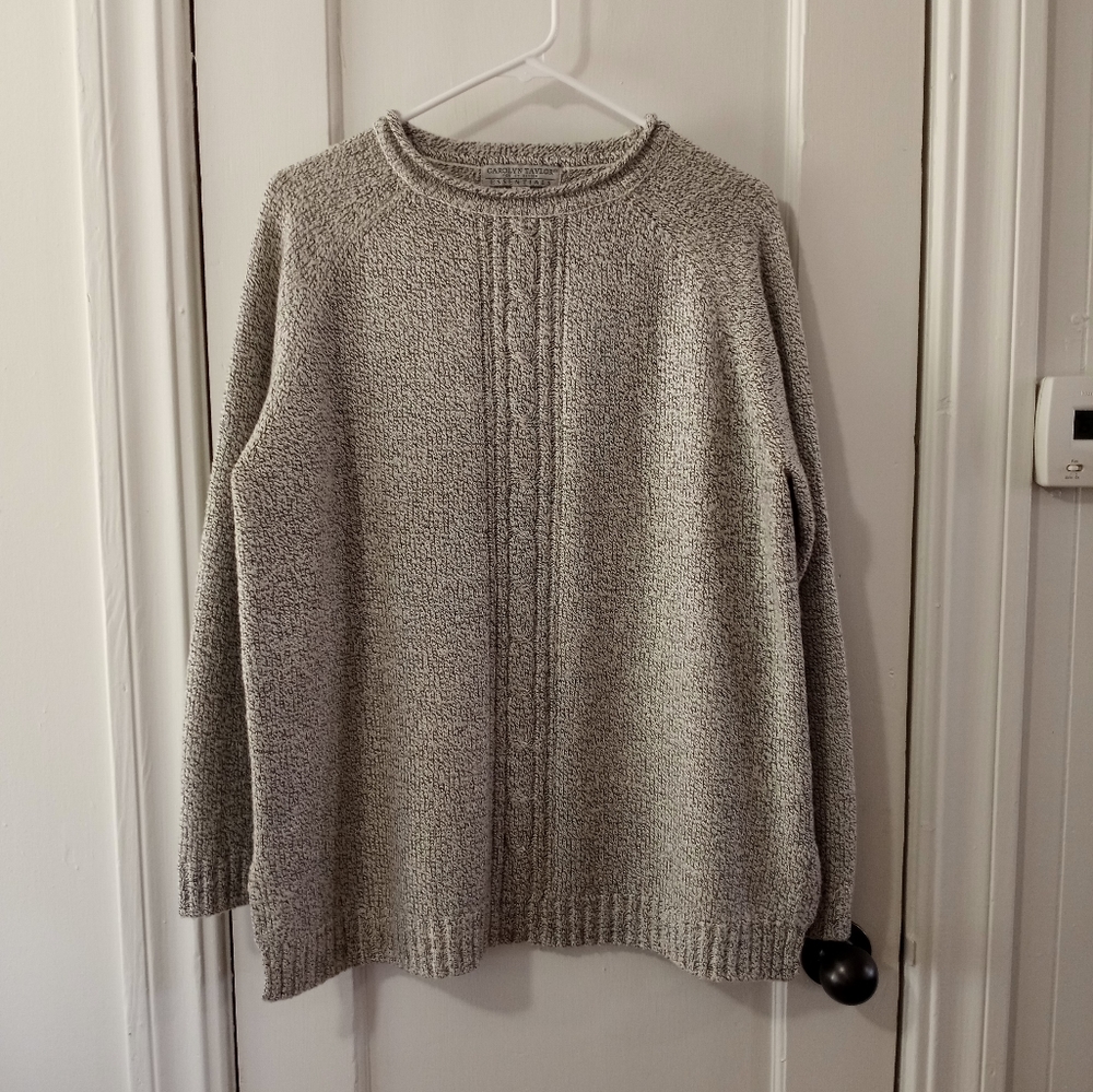 Vintage Carolyn Taylor Cable Knit Sweater Women's Size Large